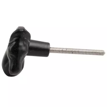 Black Horse Metal Knobs